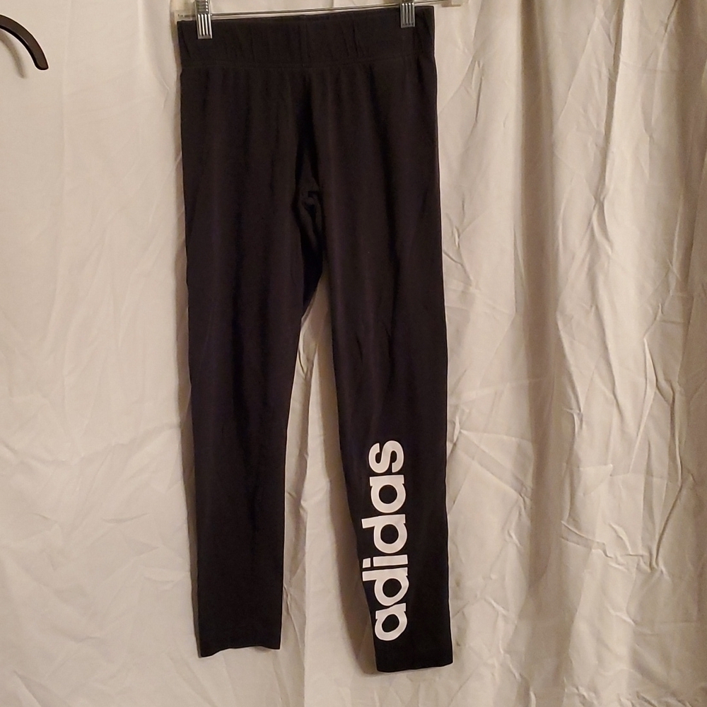Adidas Leggings Size S Black White